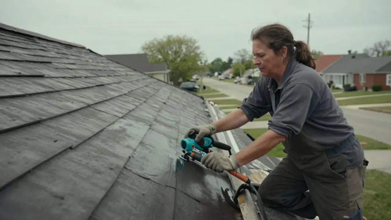 Roof Sealing and Coating in Baytown, Texas: professional performing Roof Sealing and Coating for a Roof Leak Repair